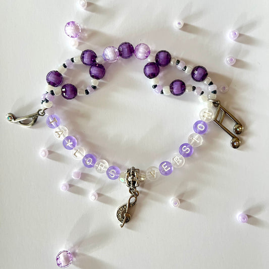 Taylor's Version Purple Bracelet