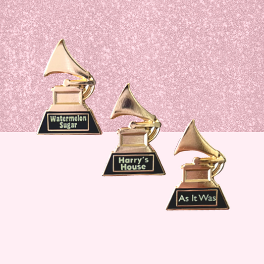 Harry Grammy Enamel Pins