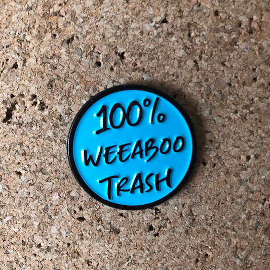 Weeabo Trash Enamel Pin